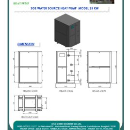 SGE Water Source Heat Pump Model 25