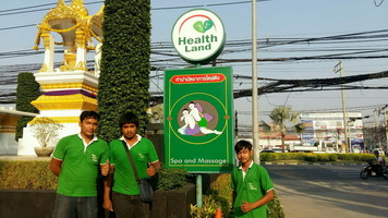 Health Land Pattaya install SGE Heat Pump